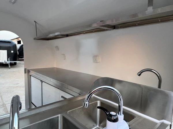 Compact Mini Round Food Trailer